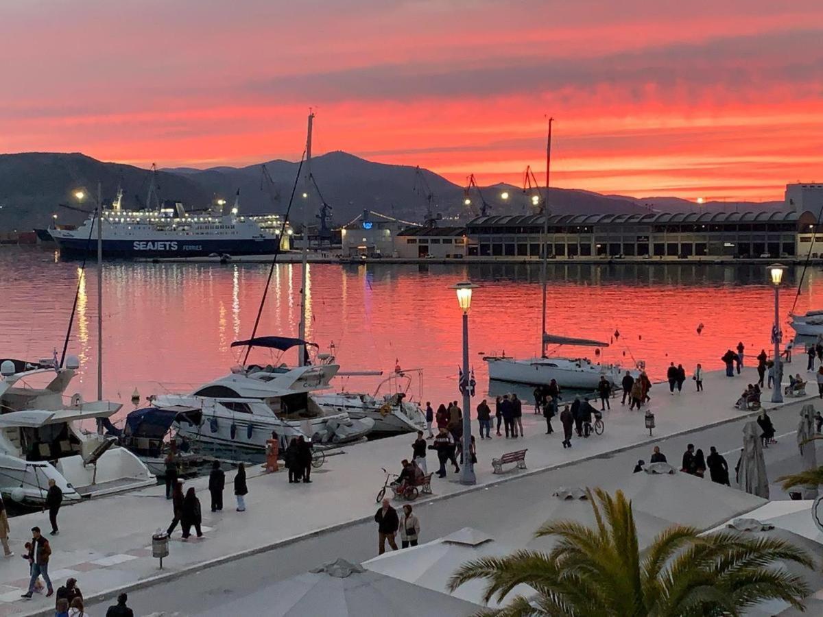 Marine Apartment With Sea & Port View! Volos Esterno foto