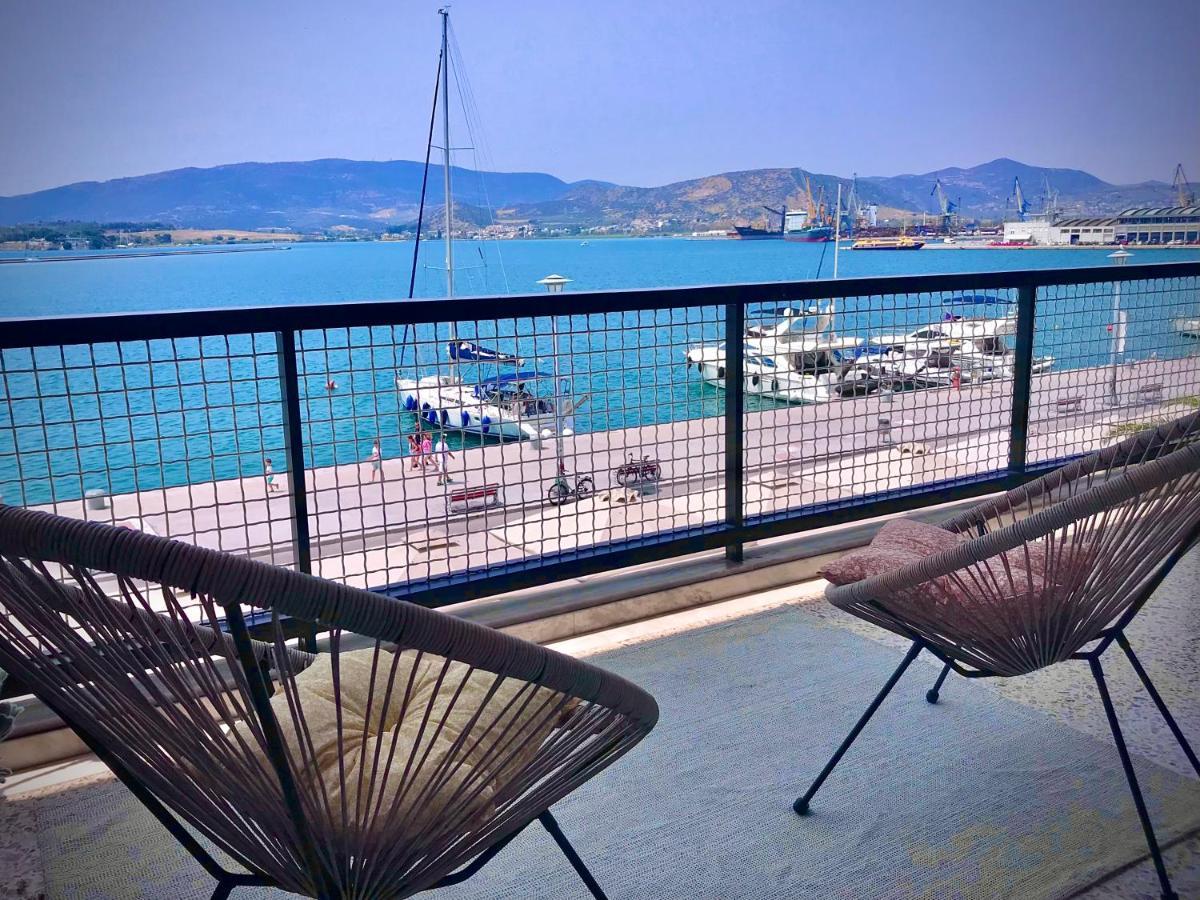 Marine Apartment With Sea & Port View! Volos Esterno foto